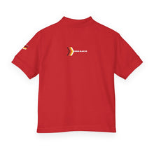 Load image into Gallery viewer, Youth Polo Shirt with Chevron Arrow Accent
