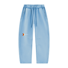 Load image into Gallery viewer, Unisex Vintage Wash Barrel Leg Fleece Sweatpants
