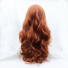 Load image into Gallery viewer, 13*3" Lace Front Wigs Synthetic Long Wavy 24" 130% Density

