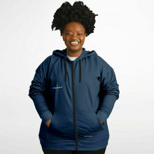 Load image into Gallery viewer, Fashion Plus-size Ziphoodie - AOP
