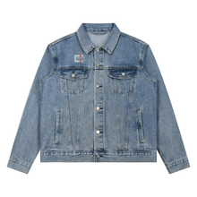 Load image into Gallery viewer, Unisex Vintage Wash Denim Jacket
