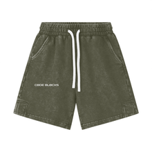 Load image into Gallery viewer, Streetwear Kids Heavyweight 290G Vintage Washed  100% Cotton Shorts
