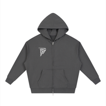 Load image into Gallery viewer, Unisex Loose Solid Full Zip Hoodie
