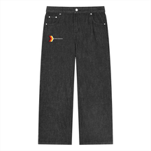 Load image into Gallery viewer, Unisex Vintage Wash Straight Leg Jeans
