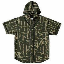 Load image into Gallery viewer, Hooded Baseball Jersey - AOP
