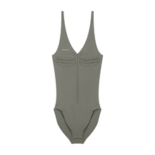 Load image into Gallery viewer, Women’s Full-Zip Ruched Bodysuit
