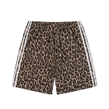 Load image into Gallery viewer, Unisex Heavyweight Leopard Drawstring Shorts
