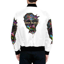 Load image into Gallery viewer, Men's All Over Print Quilted Bomber Jacket(Model H33)
