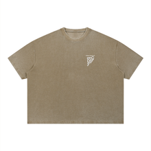 Load image into Gallery viewer, Unisex Vintage Wash Sunfade Boxy Waffle T-Shirt
