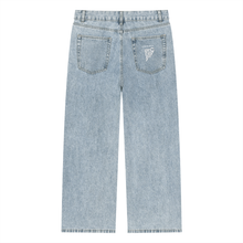 Load image into Gallery viewer, Unisex Vintage Wash Straight Leg Jeans
