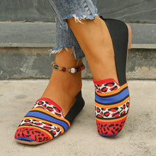 Load image into Gallery viewer, Summer New European and American Large Round Toe Flat Sole Single Shoes Women's Shallow Mouth Sports Casual Shoes
