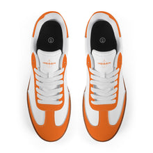 Load image into Gallery viewer, Classic White Retro Court Sneaker — Gum Sole Edition

