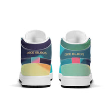 Load image into Gallery viewer, Children High-Top Synthetic Leather Sneakers
