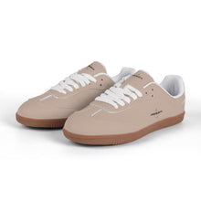 Load image into Gallery viewer, Classic White Retro Court Sneaker — Gum Sole Edition

