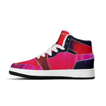 Load image into Gallery viewer, Children High-Top Synthetic Leather Sneakers
