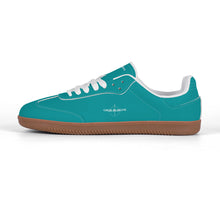 Load image into Gallery viewer, Classic White Retro Court Sneaker — Gum Sole Edition
