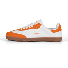 Load image into Gallery viewer, Classic White Retro Court Sneaker — Gum Sole Edition
