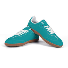 Load image into Gallery viewer, Classic White Retro Court Sneaker — Gum Sole Edition
