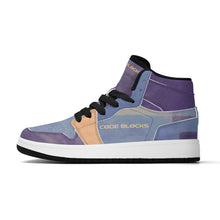 Load image into Gallery viewer, Children High-Top Synthetic Leather Sneakers
