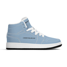 Load image into Gallery viewer, Children High-Top Synthetic Leather Sneakers
