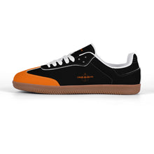 Load image into Gallery viewer, Classic White Retro Court Sneaker — Gum Sole Edition
