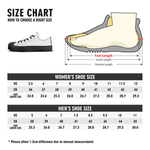 Load image into Gallery viewer, SF_S62 Unisex Classic Low Top Canvas Shoes - Black
