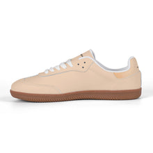 Load image into Gallery viewer, Classic White Retro Court Sneaker — Gum Sole Edition

