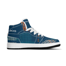 Load image into Gallery viewer, Children High-Top Synthetic Leather Sneakers
