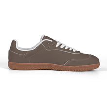Load image into Gallery viewer, Classic White Retro Court Sneaker — Gum Sole Edition
