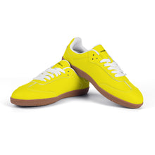 Load image into Gallery viewer, Classic White Retro Court Sneaker — Gum Sole Edition
