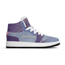 Load image into Gallery viewer, Children High-Top Synthetic Leather Sneakers
