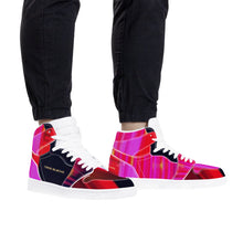 Load image into Gallery viewer, D17 High Top Synthetic Leather Sneaker
