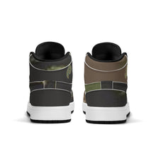 Load image into Gallery viewer, Children High-Top Synthetic Leather Sneakers
