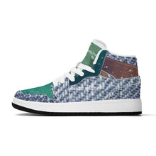 Load image into Gallery viewer, Children High-Top Synthetic Leather Sneakers
