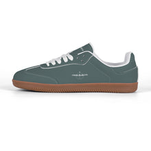 Load image into Gallery viewer, Classic White Retro Court Sneaker — Gum Sole Edition
