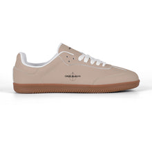 Load image into Gallery viewer, Classic White Retro Court Sneaker — Gum Sole Edition
