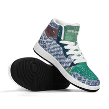 Load image into Gallery viewer, Children High-Top Synthetic Leather Sneakers
