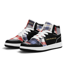 Load image into Gallery viewer, Children High-Top Synthetic Leather Sneakers
