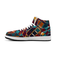 Load image into Gallery viewer, Unisex New Synthetic Leather High Top Sneakers
