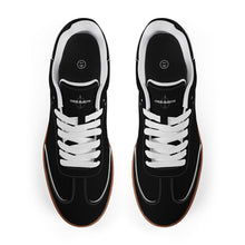 Load image into Gallery viewer, Classic White Retro Court Sneaker — Gum Sole Edition
