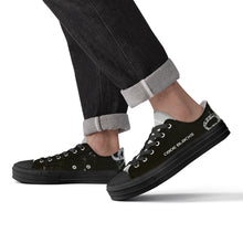Load image into Gallery viewer, SF_S62 Unisex Classic Low Top Canvas Shoes - Black
