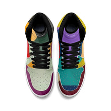 Load image into Gallery viewer, Unisex New Synthetic Leather High Top Sneakers
