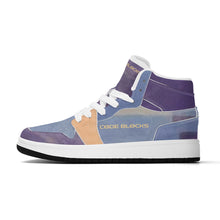 Load image into Gallery viewer, Children High-Top Synthetic Leather Sneakers
