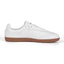 Load image into Gallery viewer, Classic White Retro Court Sneaker — Gum Sole Edition
