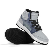Load image into Gallery viewer, Children High-Top Synthetic Leather Sneakers
