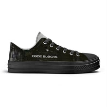 Load image into Gallery viewer, SF_S62 Unisex Classic Low Top Canvas Shoes - Black
