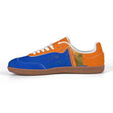 Load image into Gallery viewer, Classic White Retro Court Sneaker — Gum Sole Edition
