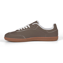 Load image into Gallery viewer, Classic White Retro Court Sneaker — Gum Sole Edition
