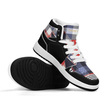 Load image into Gallery viewer, Children High-Top Synthetic Leather Sneakers
