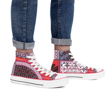 Load image into Gallery viewer, D70 High Top Canvas Shoes - White
